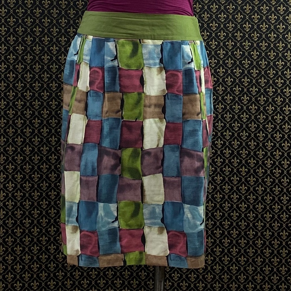 Anthro Patchwork Print Scarf By Ipsa View 6